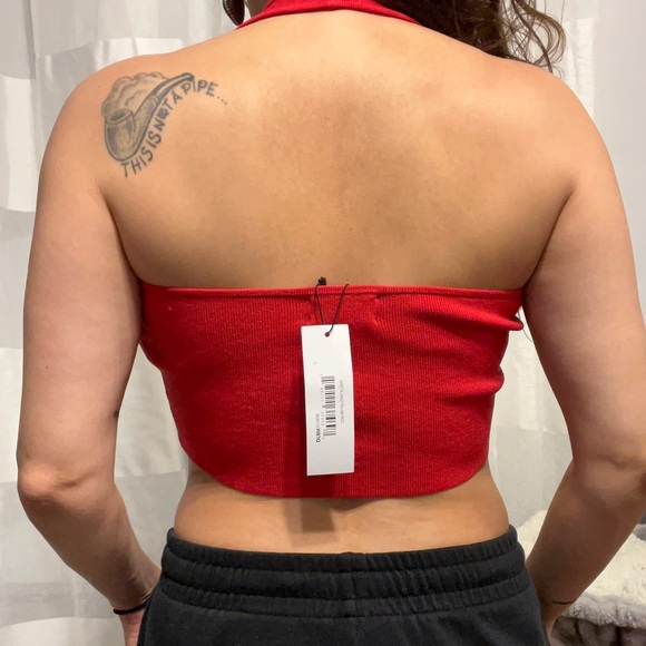 The Drop Red halter NWT - Picture 3 of 3